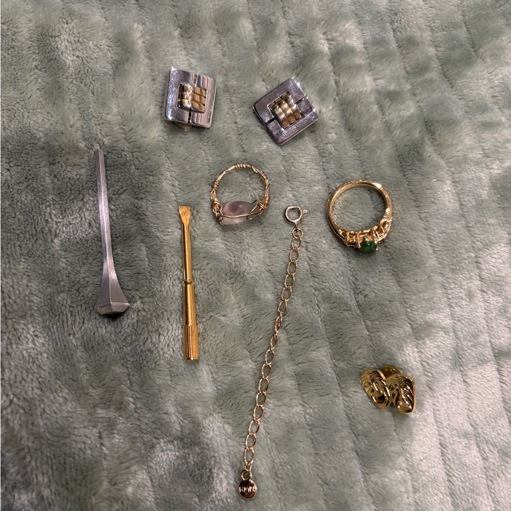 St. John Earrings, Hermes Tool, ect random jewelry bundle